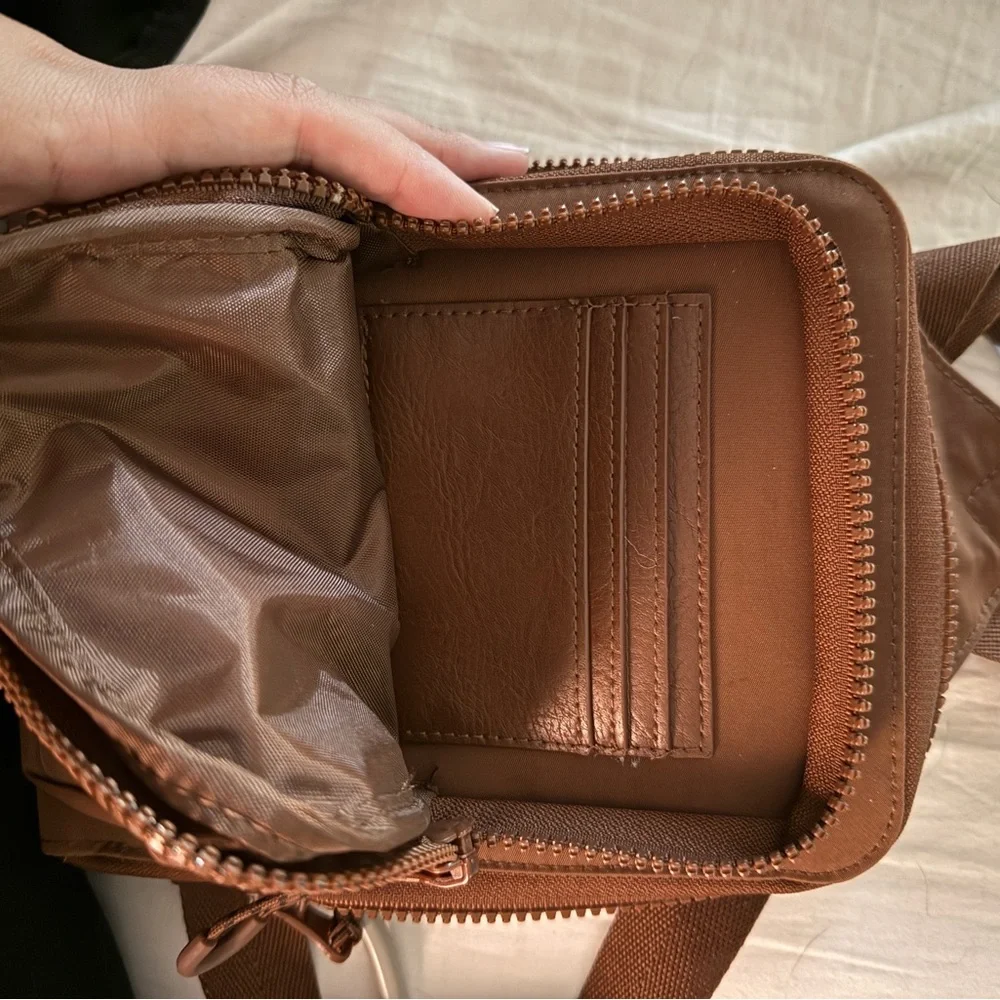 Beis Sports Sling Crossbody Bag Set - Olive Green and Maple - Picture 5 of 5